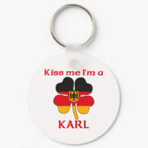 Personalized German Kiss Me I'm Karl keychains by KissMeTshirts Personalized German Kiss Me I'm Karl keychains