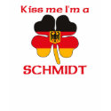 Personalized German Kiss Me I'm Schmidt t-shirts