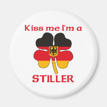Personalized German Kiss Me I'm Stiller Magnet