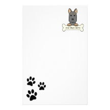 Personalized German Shepherd Customized Stationery