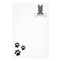 Personalized German Shepherd Personalized Stationery