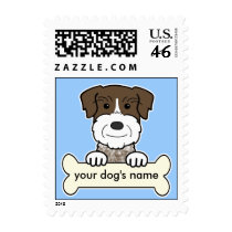 Personalized German Wirehaired Pointer Stamps