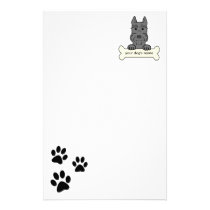 Personalized Giant Schnauzer stationery