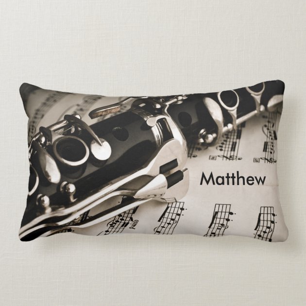 Personalized Gifts for Oboists Clarinetists Throw Pillows