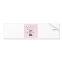 Personalized Gifts for Sister or Aunt Bumper Stickers