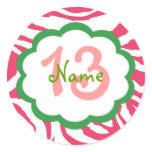 Personalized Girl Birthday Sticker
