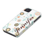 Personalized Girly flower IPhone4 vibe Case casemate cases