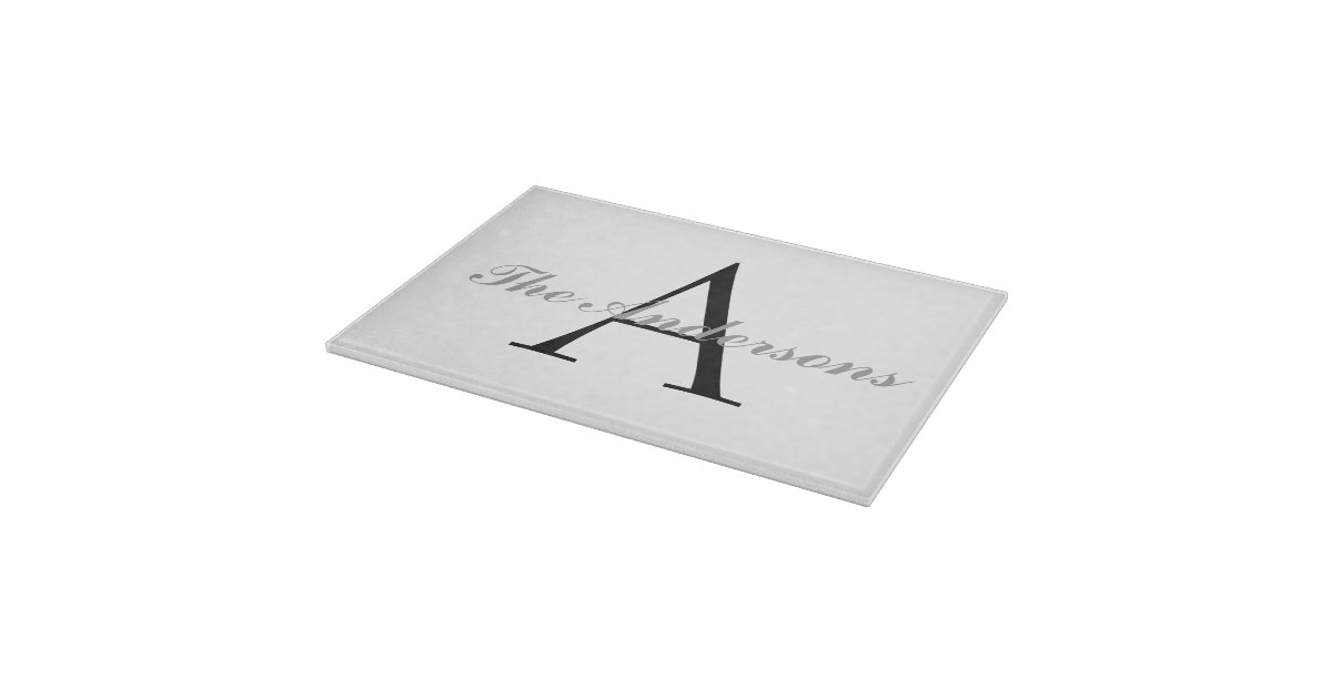 Personalized Glass Cutting Board Zazzle