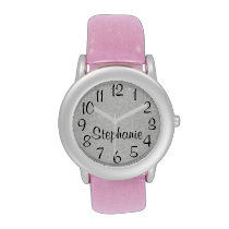 Personalized Glitter-Look Watches at Zazzle
