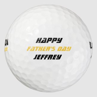 Personalized Golf Balls, Father's Day