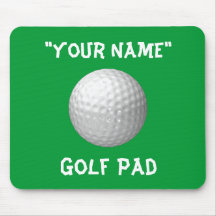 Personalized Golf Mouse Pad