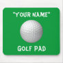 Personalized Golf Mouse Pad