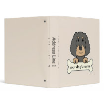 Personalized Gordon Setter Vinyl Binders