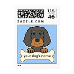 Personalized Gordon Setter postage