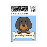 Personalized Gordon Setter postage