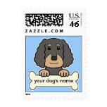 Personalized Gordon Setter postage