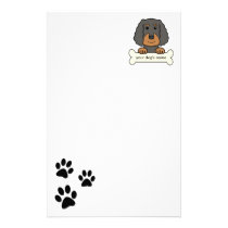 Personalized Gordon Setter stationery