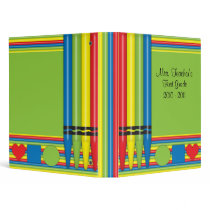 Personalized Grade School Teacher Binder