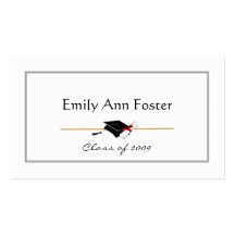 Personalized Graduation Name Cards Business Card