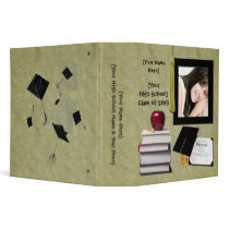 Personalized Graduation or High School Memory Book Vinyl Binder