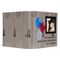 Personalized Graduation or High School Memory Book 3 Ring Binder