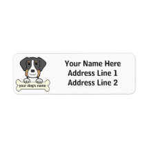 Personalized Greater Swiss Mountain Dog Return Address Labels