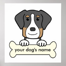 Personalized Greater Swiss Mountain Dog Print