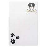 Personalized Greater Swiss Mountain Dog Stationery Design