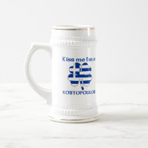 Personalized Greek Kiss Me I'm Kostopoulos mugs by KissMeTshirts Personalized Greek Kiss Me I'm Kostopoulos mugs