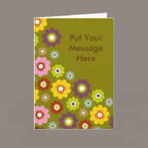 Personalized Greeting Cards - Flowers cards