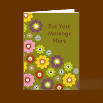 Personalized Greeting Cards - Flowers