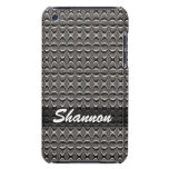Personalized Grey black Deco Pattern casemate cases