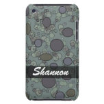 Personalized Grey circles casemate cases