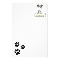Personalized Greyhound stationery