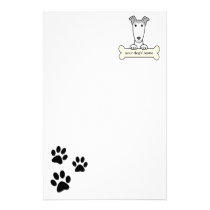 Personalized Greyhound stationery