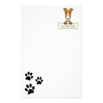 Personalized Greyhound stationery