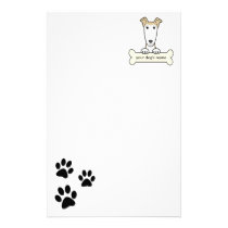 Personalized Greyhound stationery