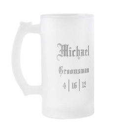 Personalized Groomsman Mug mug