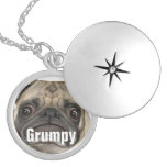 Personalized Grumpy Puggy necklaces