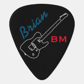 personalized guitar-pick for the guitarman guitar pick