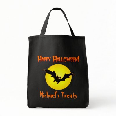 Personalized Halloween Candy Bag by SquirrelHugger