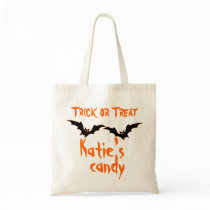 Personalized Halloween Candy Bag by SquirrelHugger Personalized Halloween Candy Bag