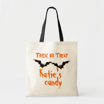 Personalized Halloween Candy Bag bag