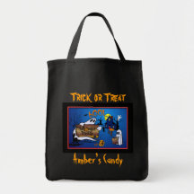 Personalized Halloween Candy Bag