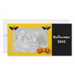 Personalized Halloween Pumpkin Photo Card