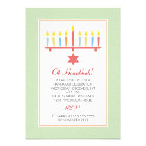 Personalized Hanukkah Party Invitations at Zazzle
