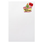 Personalized happy birthday stationery paper