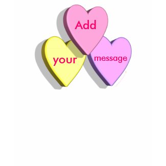 Personalized Heart Candy Shirt shirt