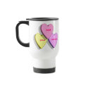 Personalized Heart Candy Travel MugTemplate mug