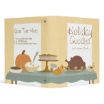 Personalized Holiday Dinner Recipe Binder